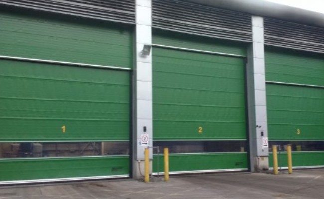 Waste doors for containment and pests