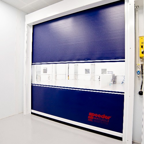 Speedor cleanroom internal high speed door for clean rooms