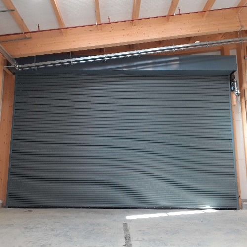 high speed roller shutters installed for Taylors of Harrogate