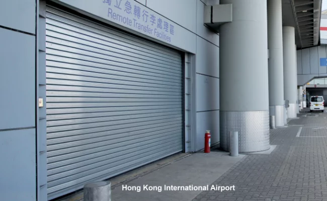 Typhoon_roller_door Typhoon resistant roller doors
