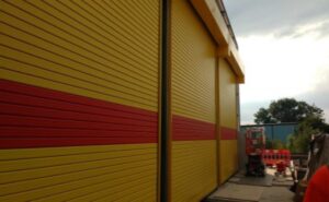 Train-care- depot gets new roller shutters