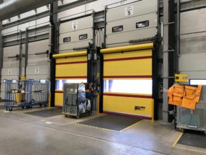 Warehouse doors for Amazon warehouse