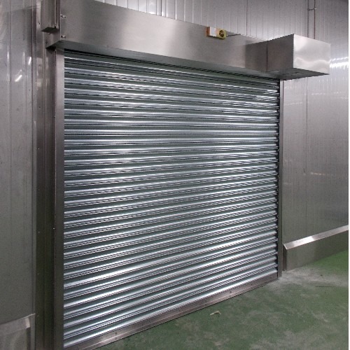 Stainless steel roller shutters for Youngs Foods
