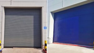 Hart supplied 7 Insulated Roller Shutters and 1 external High Speed Door to Baldovie EFW CHP