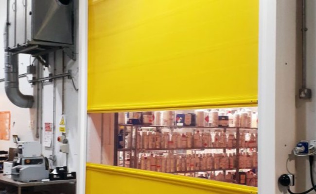 Doors for food manufacturing cleanrooms