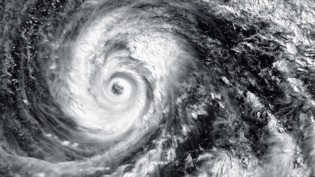 Typhoon A recent typhoon in the western Pacific put Hart’s toughest storm shutters through their paces.